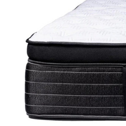 edge of the savoy mattress showing its thickness