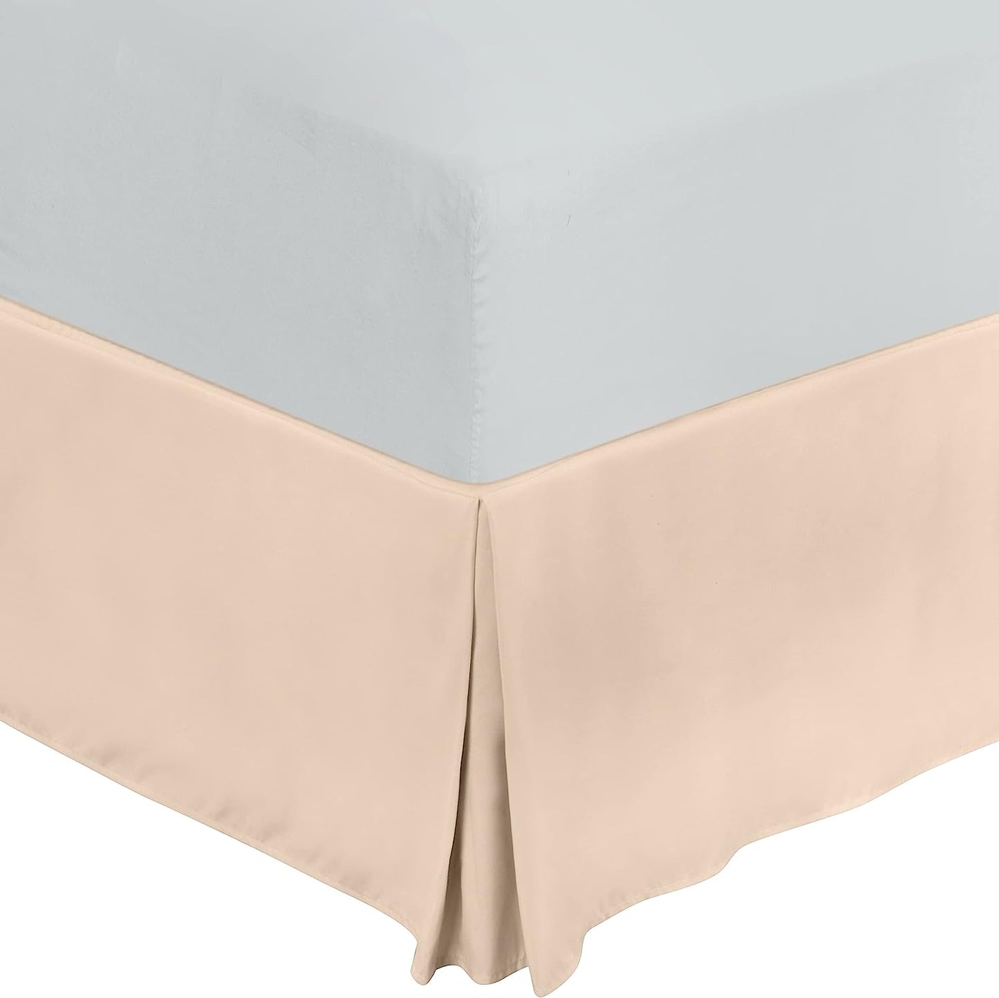 Pink bed side skirt