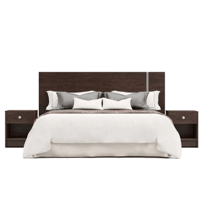 Bellamy Modern Dark Wood Bed