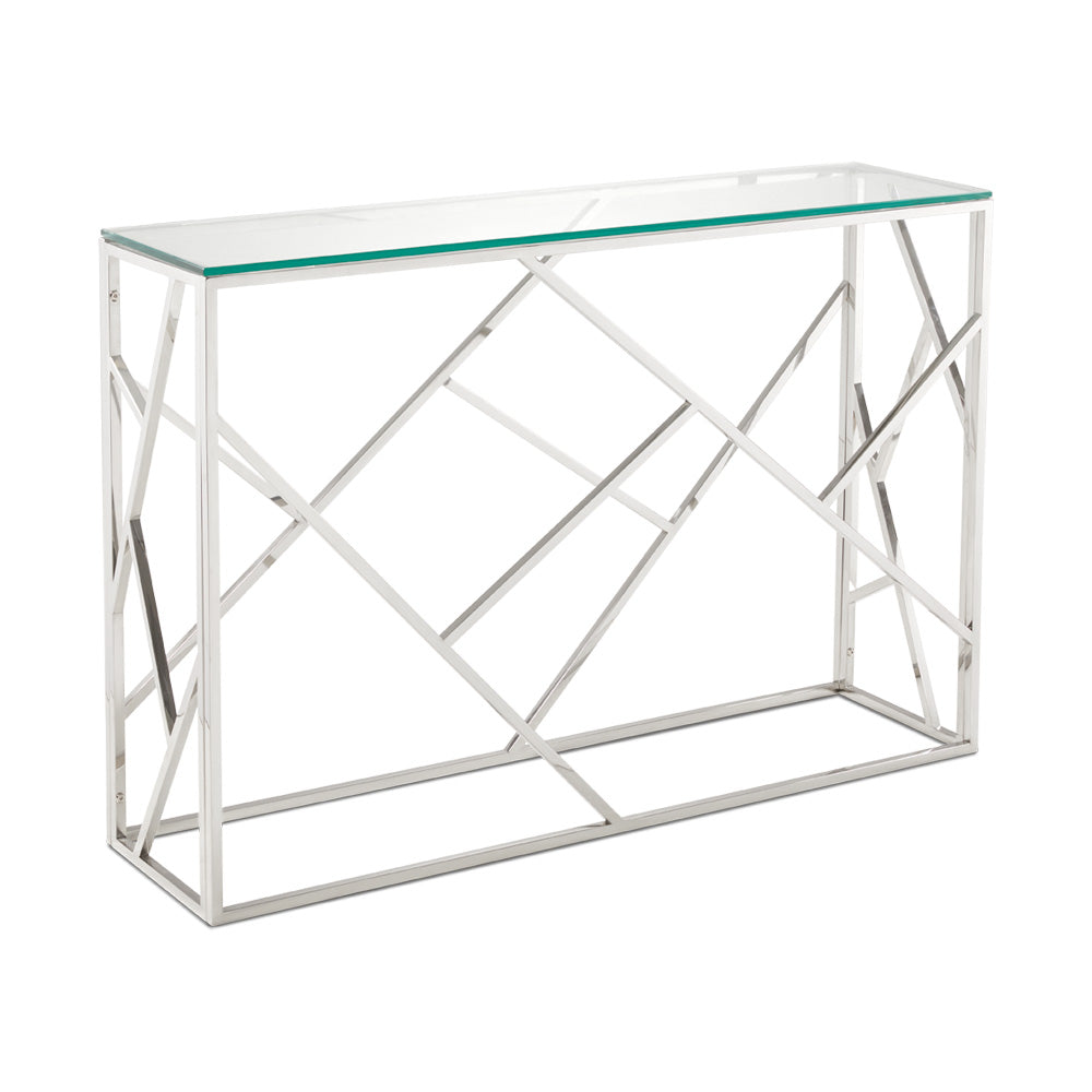 Carole Console Table Silver Color