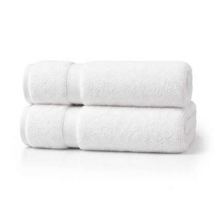 Plush Turkish cotton bath towel with a soft, absorbent texture designed for everyday comfort and quick drying