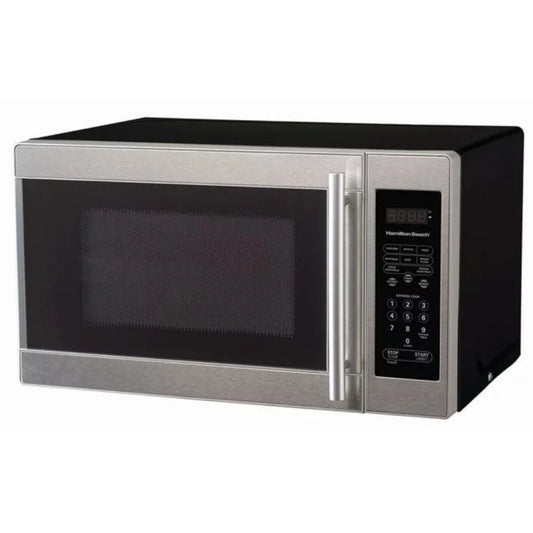 Hamilton Beach 0.7 cu.ft. Stainless Steel Microwave 700 Watts 10 Power Levels