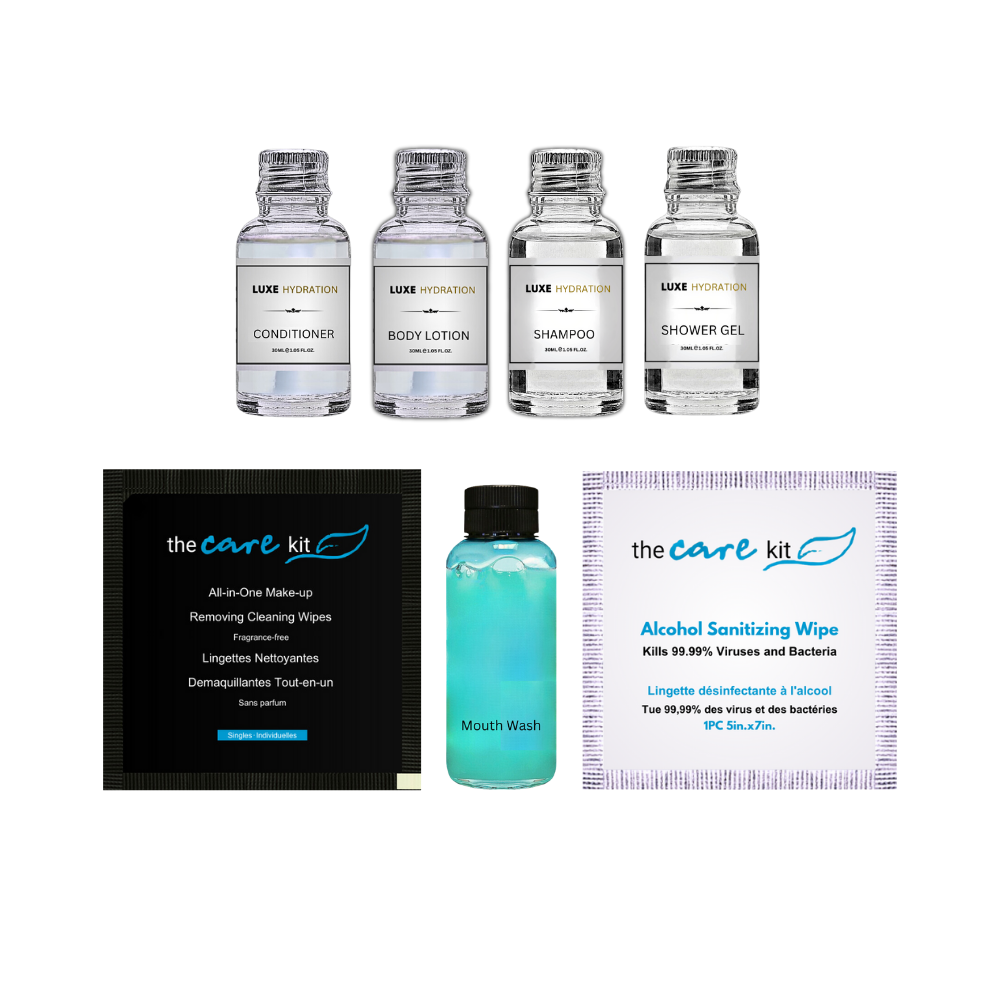 PREMIUM - Luxe Hydration Personal Care Amenity Combo/Package 