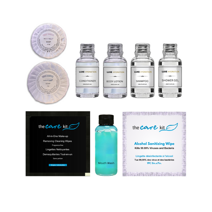ELITE - Luxe Hydration Personal Care Amenity Combo/Package - 880pcs 