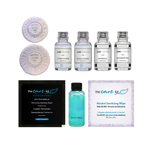 ELITE PRO - Luxe Hydration Personal Care Amenity Combo/Package - 880pcs