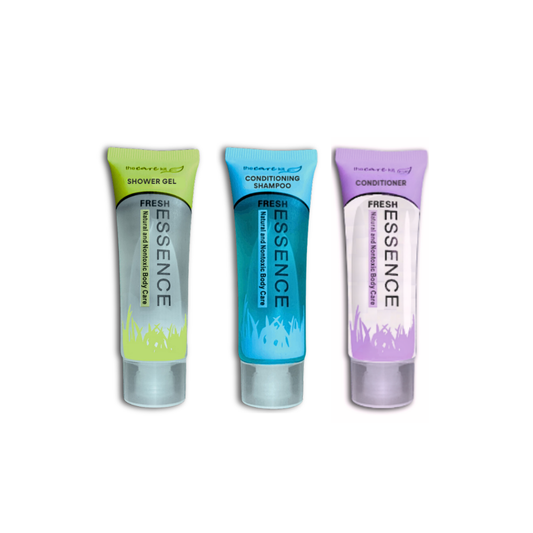 Mini Amenities Combo 22 - Includes Shower Gel, Conditioning Shampoo, and Conditioner