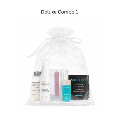 Deluxe Combo perfect for Gift, Airbnb, hotel and resorts. Perfect for hospitality use.