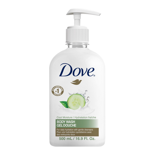 Dove Cool Moisture Body Wash - 500ML Bottle with pump - Dove hydrating scented cucumber Body Wash, dove travel size, dove hotel amenities, dove hotel scented cucumberBody Wash, dove mini scented cucumber Body Wash, dove small scented cucumber Body Wash, dove products, dove bulk mini travel sized products, dove long lasting soft Body Wash, Dove body care, dove mini body care, dove travel size body care products, Dove products, discounted dove products, cheap dove products, dove suppliers, Dove 500ml products