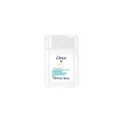 Hotel quality Dove conditioner 30ml mini, moisturizing hair care for guest rooms and bulk hospitality amenities