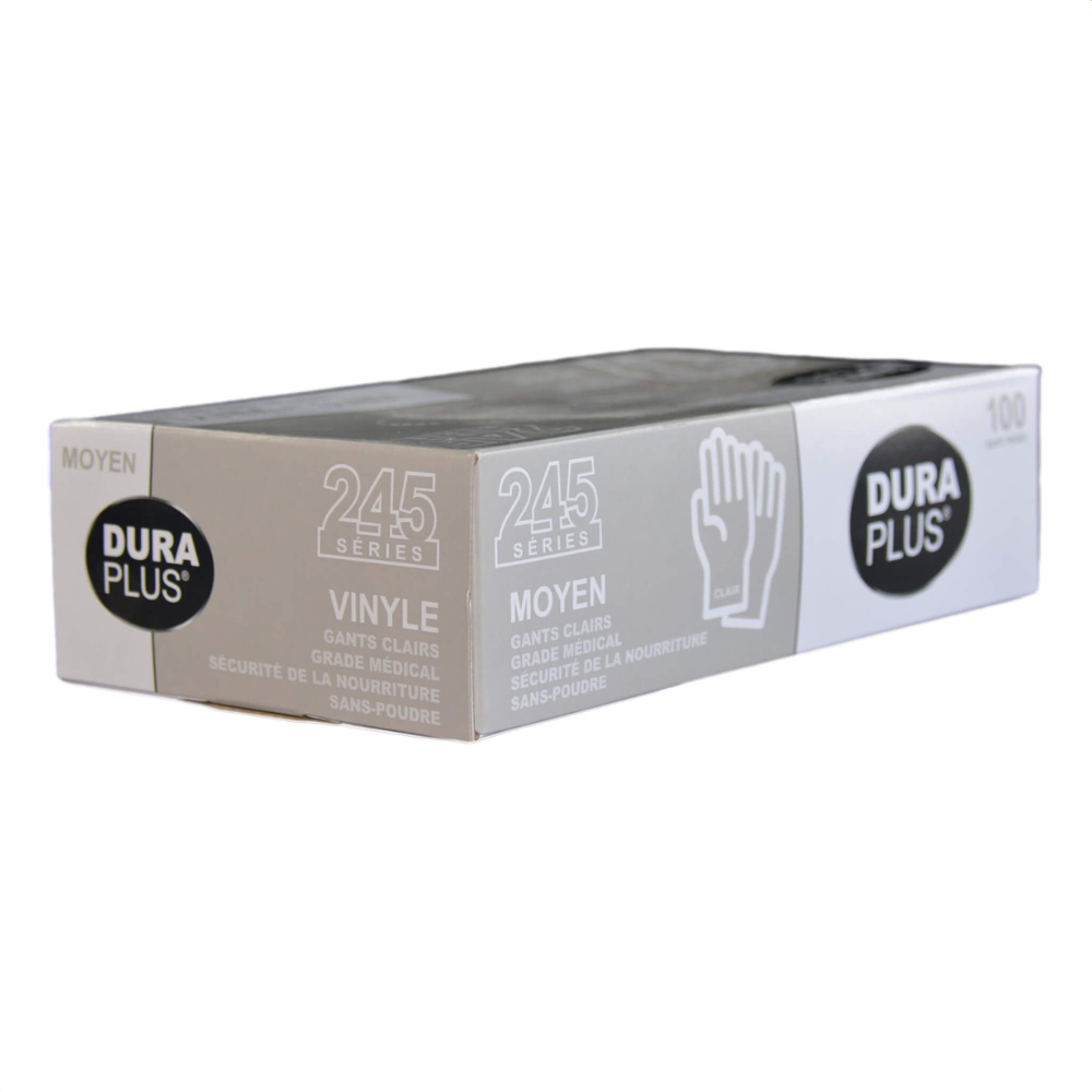 Disposable Vinyl Gloves - Powder & Latex Free - Premium Disposable Gloves.