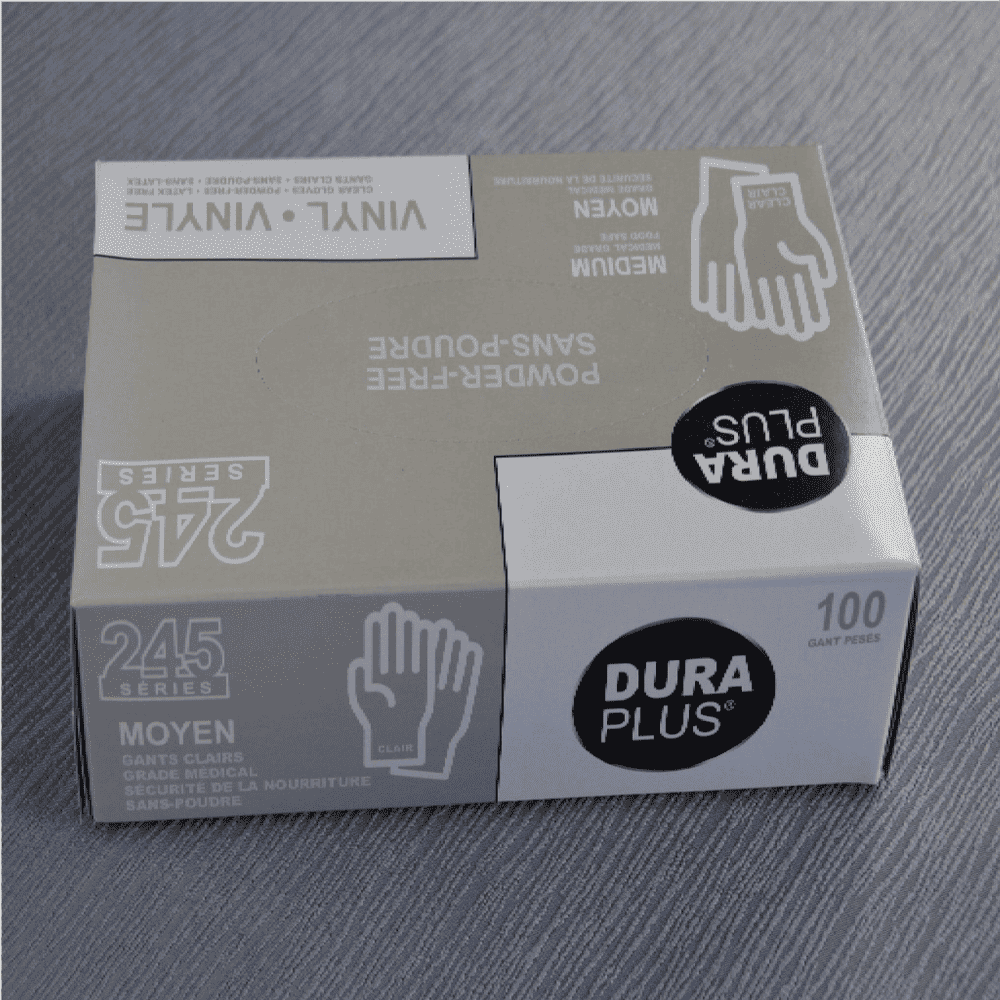 Disposable Vinyl Gloves - Powder & Latex Free - Premium Disposable Gloves.