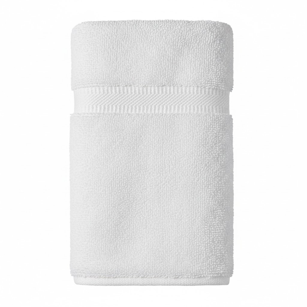 Close-up of hand towel fabric showcasing a plush cotton texture with excellent absorbency