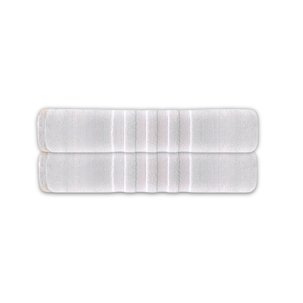 Hand towels with four stripes - (16x27", 4lbs/dz)