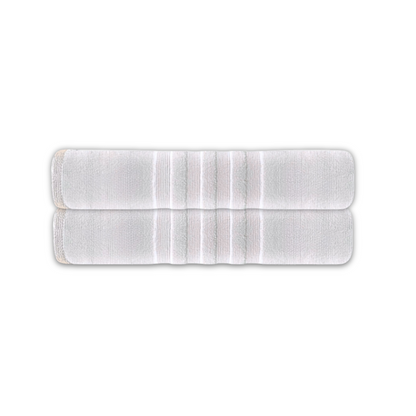 Hand towels with four stripes - (16x27", 4lbs/dz)
