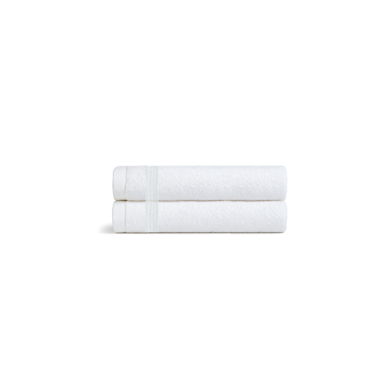Cotton washcloths with textured design  perfect for hotels and hospitality use.