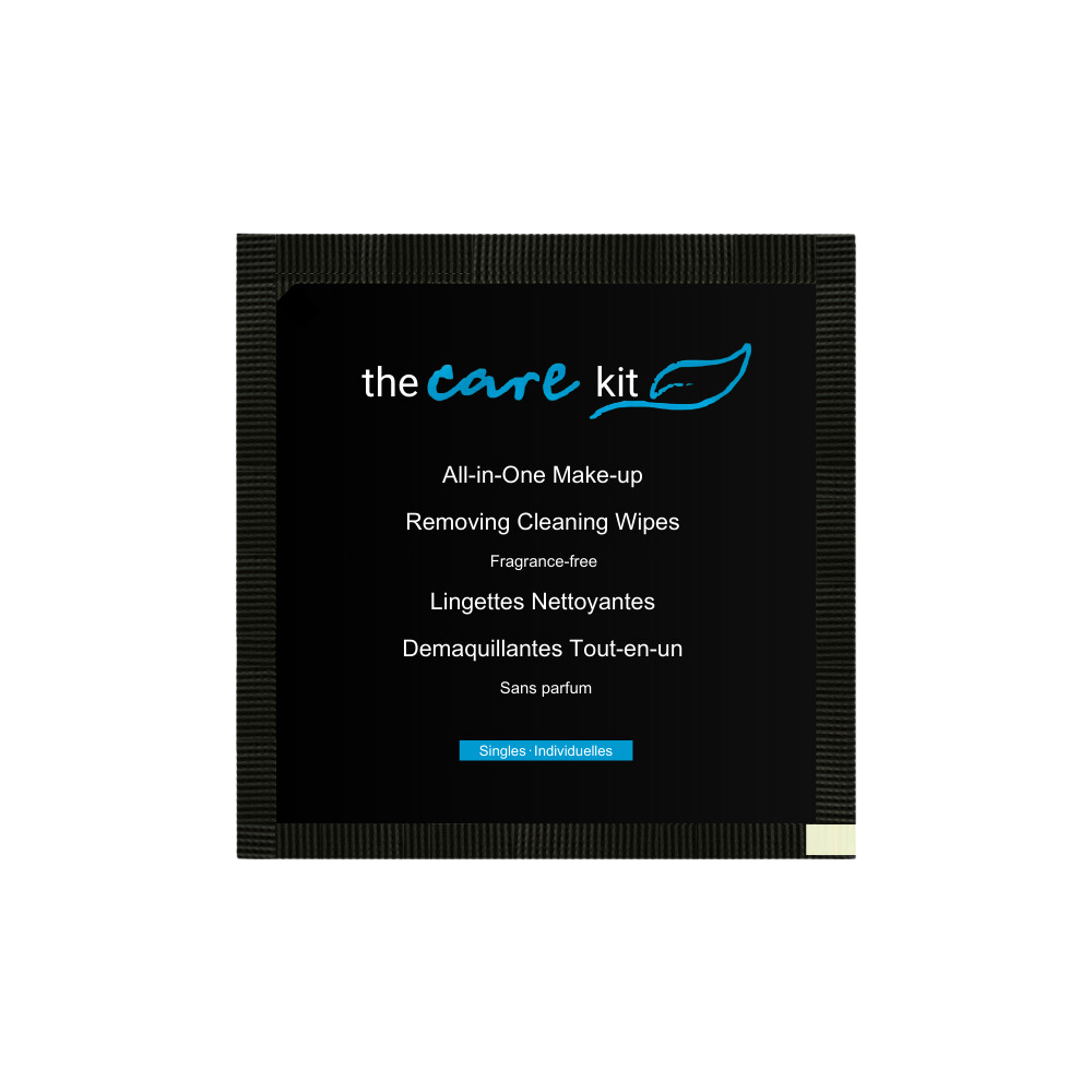 Hotel amenities supplier Gentle Makeup Remover Wipe designed to effectively remove oil, dirt, and cosmetics, leaving the face fresh and clean. 