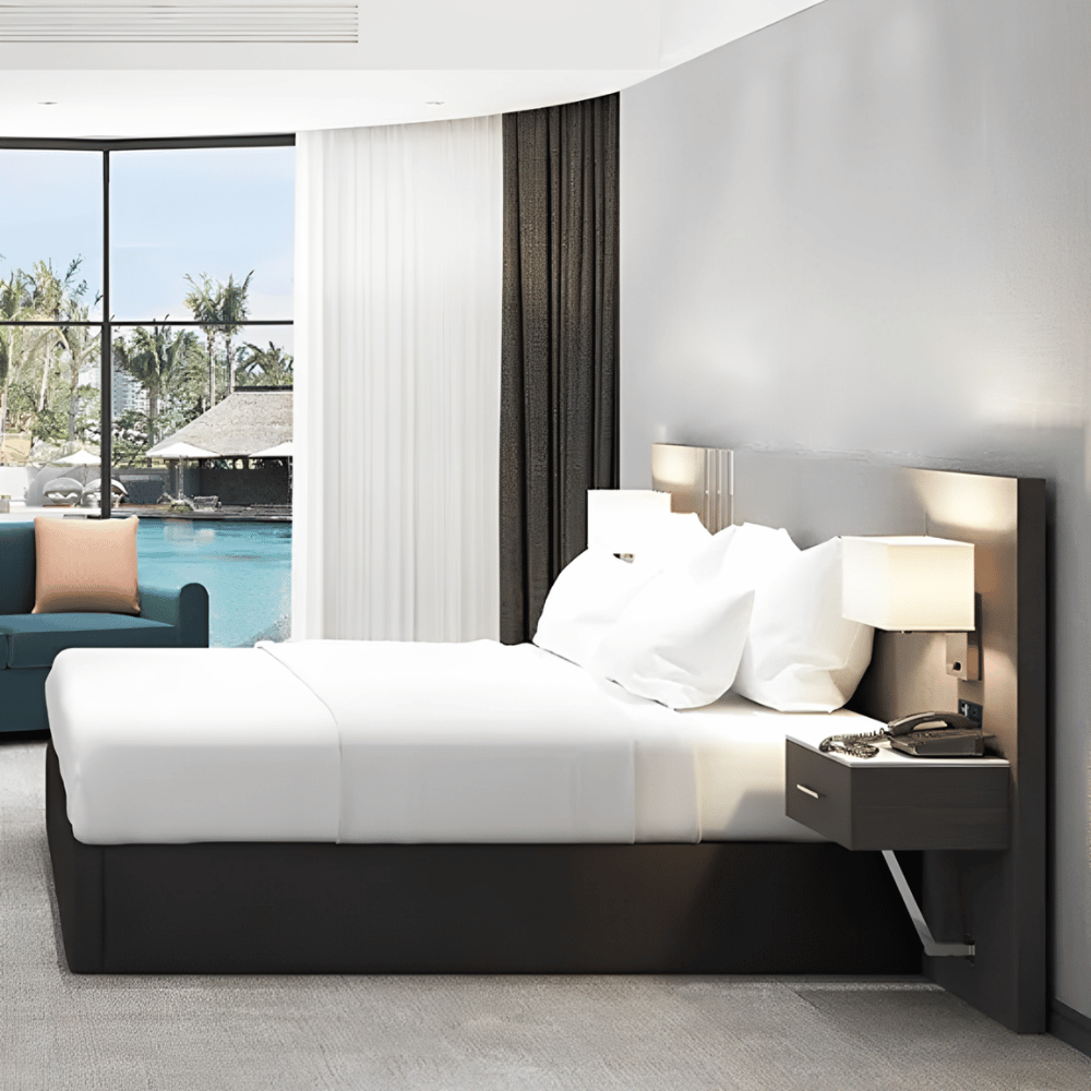 Maverick Wood Bed - Side View