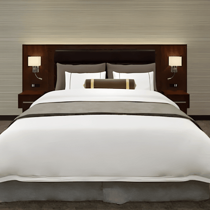 Maxim Mahogany Colored Wood Bed