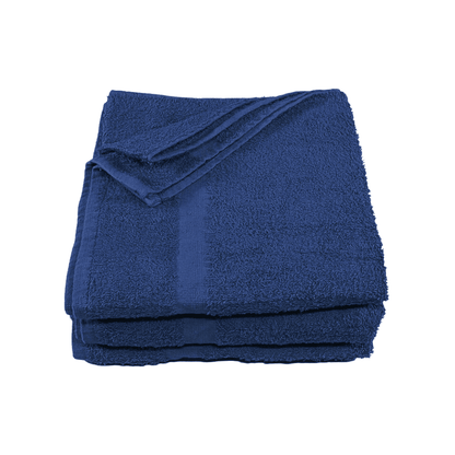 High- Quality Colored Spa and Hotel Bath Towels - Navy