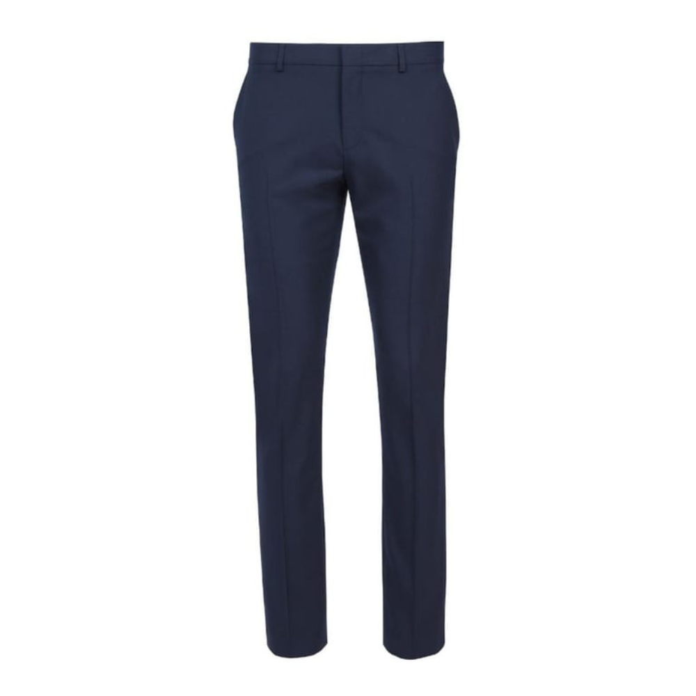 Navy Straight Dress Pants