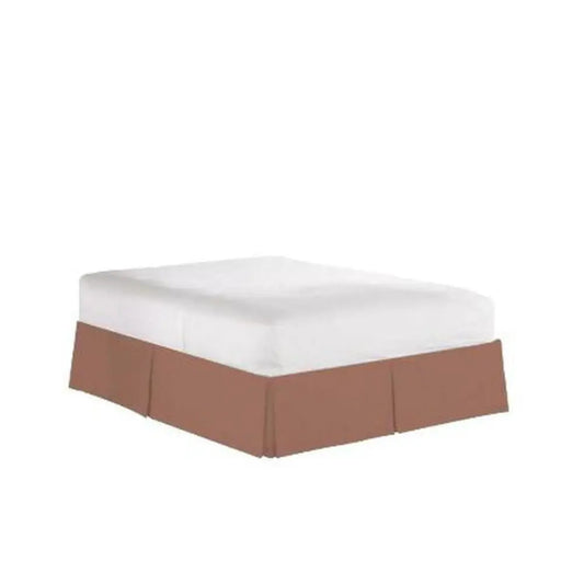Custom Design Bed Skirts (4 Open-Pleat Design) - Premium Bedskirts from HYC Design Twin-size bed skirt with bed bug-proof design and lightweight hypoallergenic materials, crafted for stylish and functional use in hotels