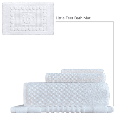 Hotel-quality quick-dry towels available in bulk, providing a practical yet elegant solution for high-turnover properties like BnBs. DT Series Towel Set - 4 Pc