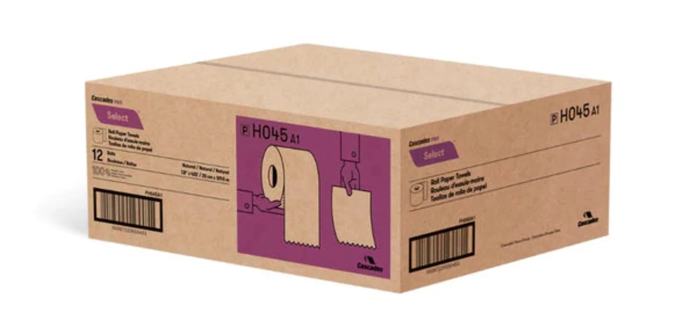 Box of Cascades Pro Hand Towel Rolls at HYC Design