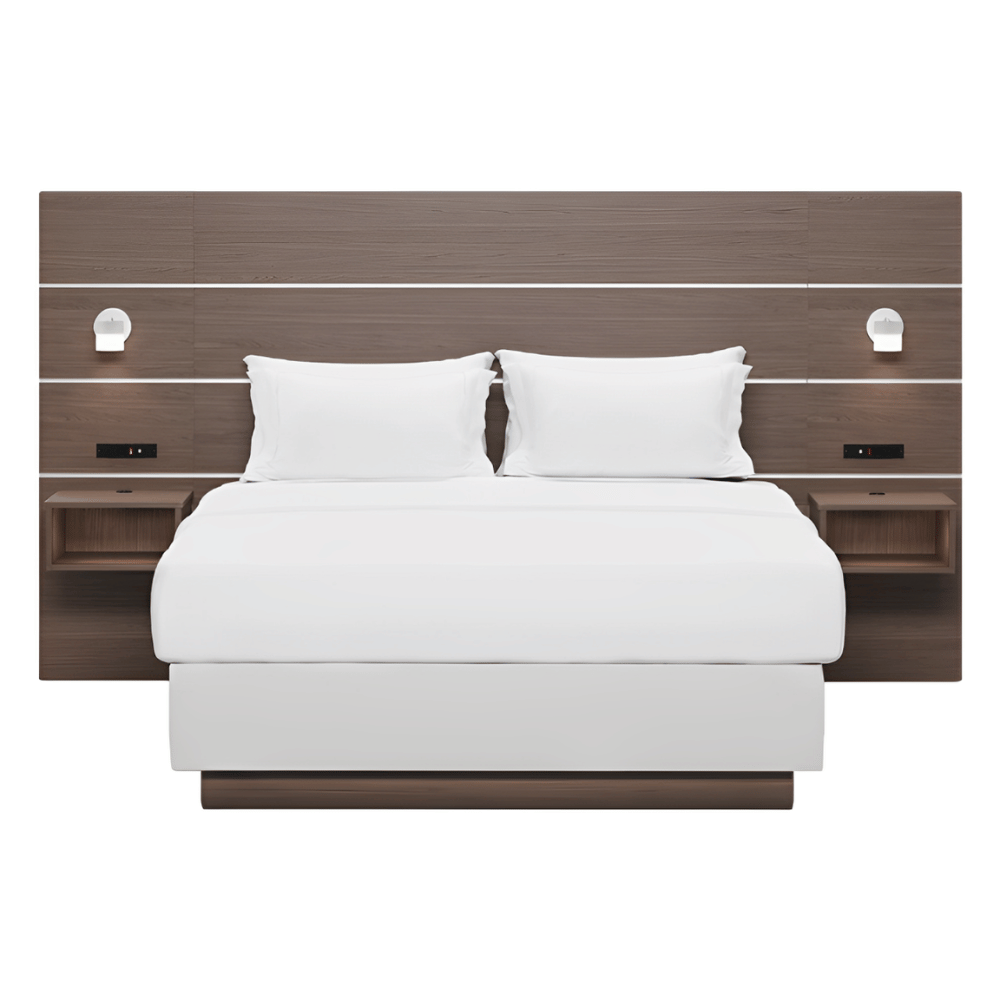 Japanece wood bed frame, hotel bed frame 