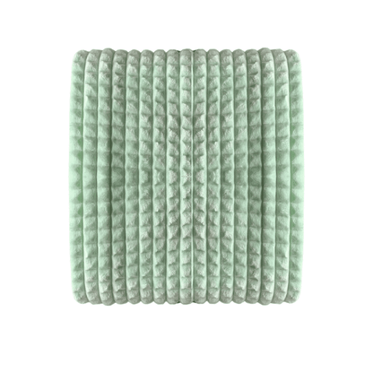 The turquoise velour fleece blanket and throw is a lavish and comfortable addition to enhance the ambiance of your home.