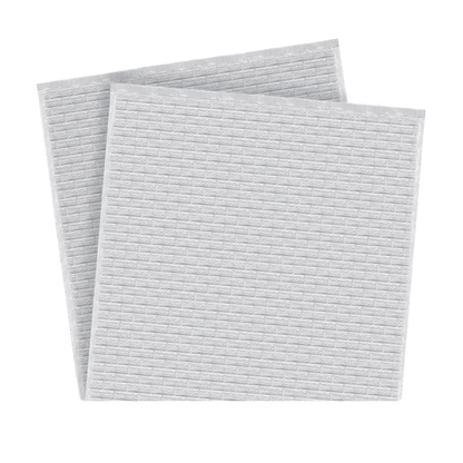 White jacquard cotton towels bulk - 2 pieces