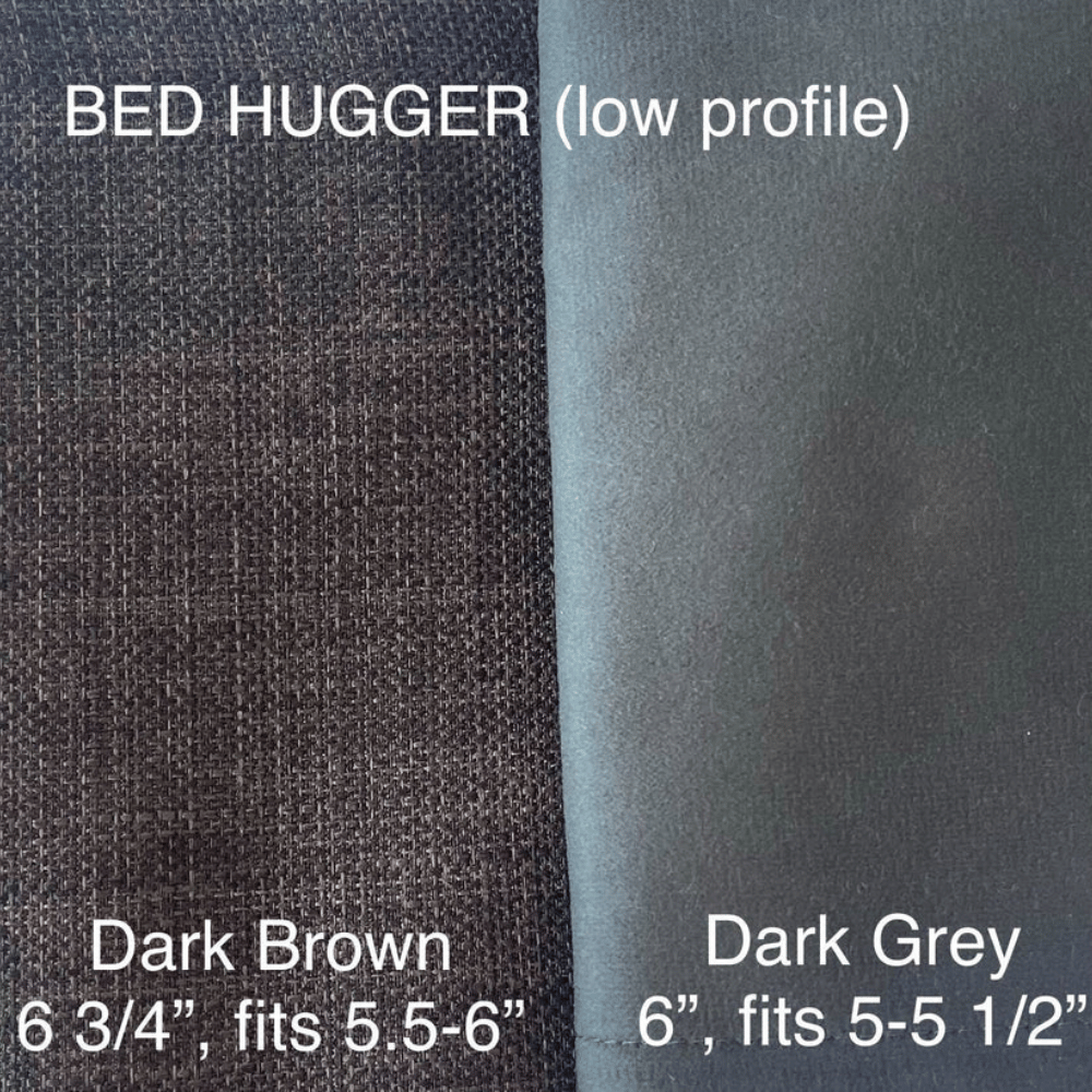 Decorative Bed Huggers- Dark Brown and Dark grey
