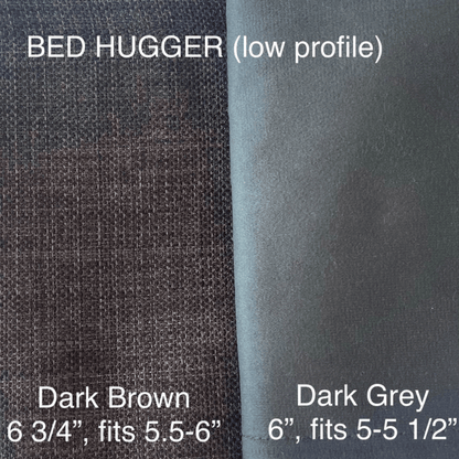 Decorative Bed Huggers- Dark Brown and Dark grey