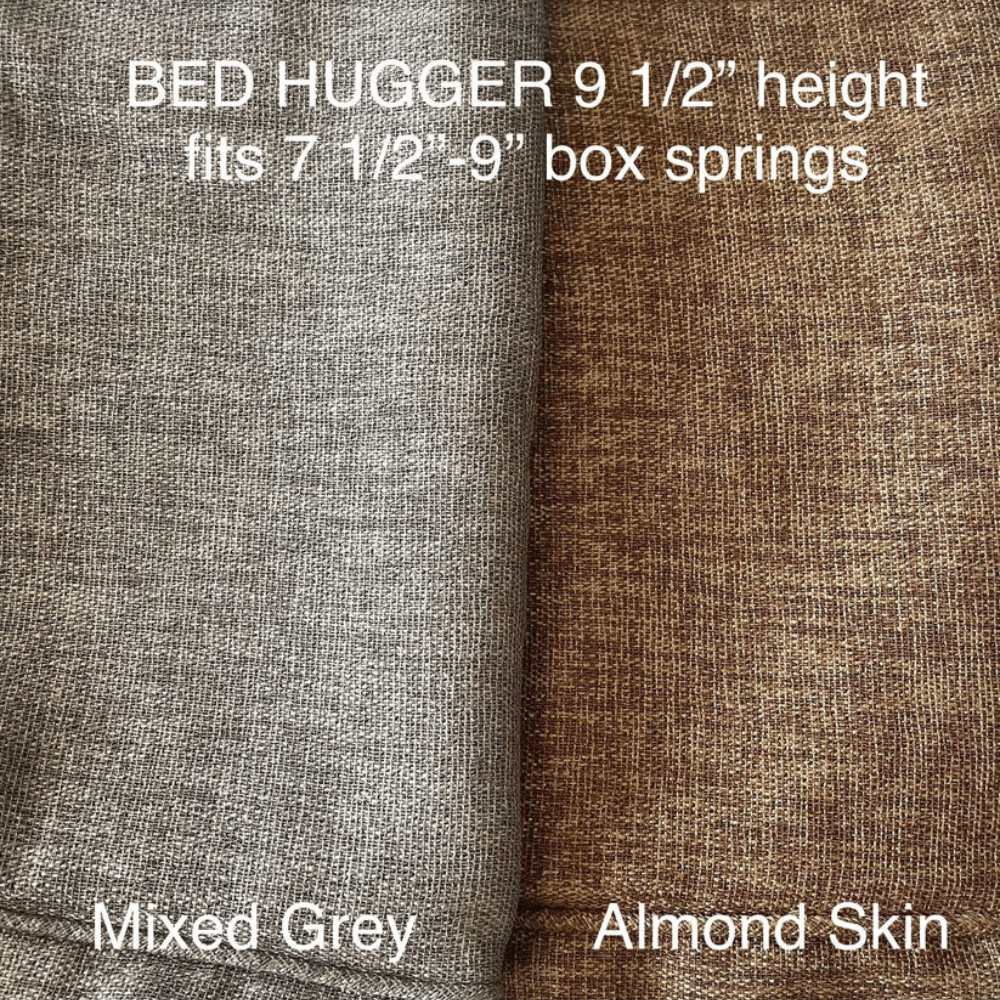 Decorative Bed Huggers - Mixed grey and Almond