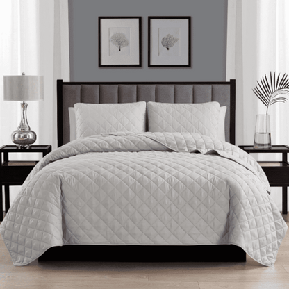 3 piece quilt set - Grey at HYC Design
