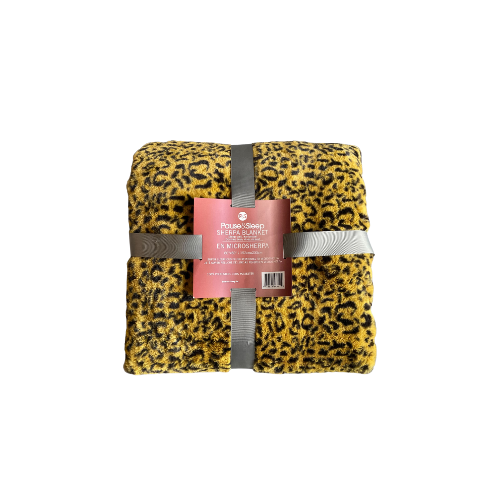 Sherpa Blanket - Flannel & Fuzzy Dual-Design