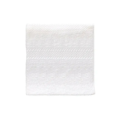 Hotel washcloths with border - Deluxe Washcloth (13x13", 1.5lbs/dz)- white background