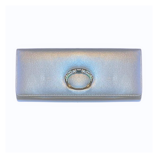 Silver Clutch - oval handle