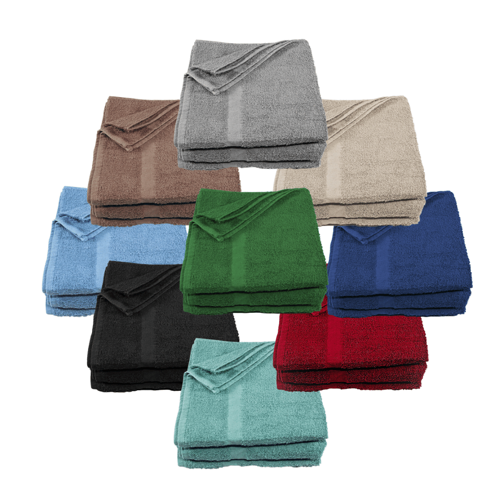Colored Spa and Hotel Bath Towels - Multiple colours available