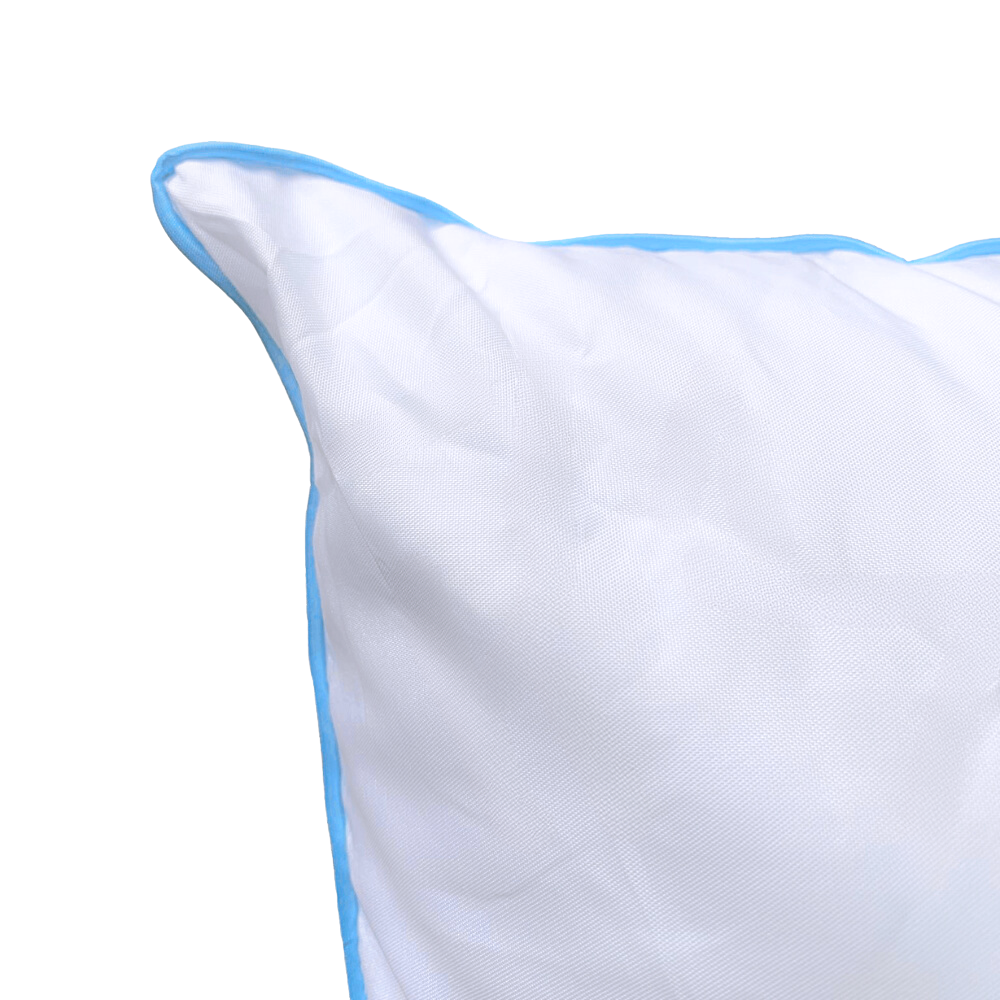 IHG- Soft Pillow with blue piping