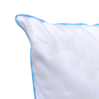 IHG- Soft Pillow with blue piping