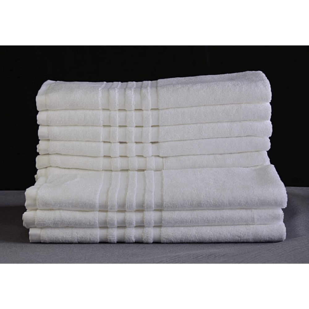 Luxurious 4-Stripe Hand Towel (16x27", 4lbs/dz)