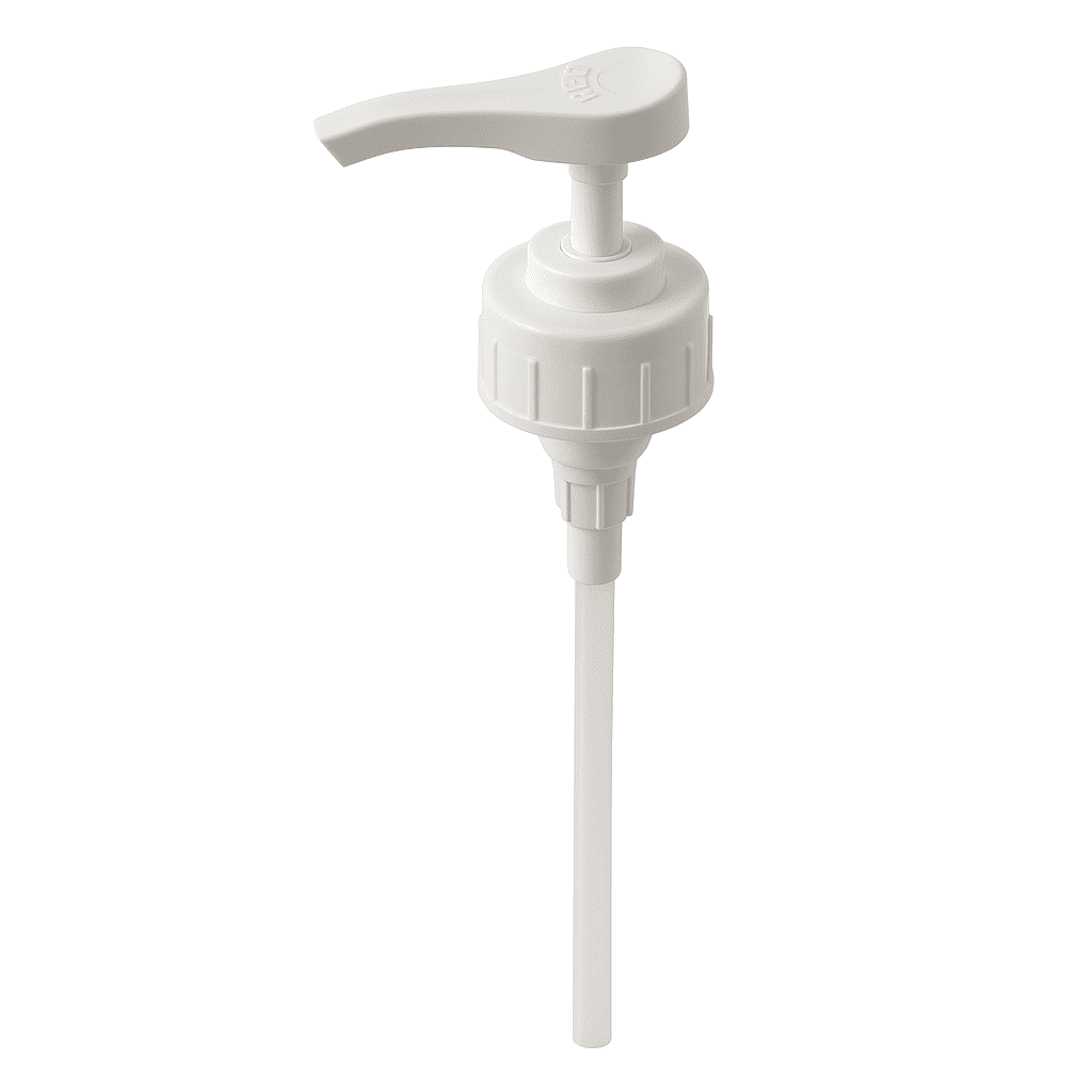 13" Amenities Pump – White Dispenser Pump for Hotel Shampoo, Lotion & Soap Bottles