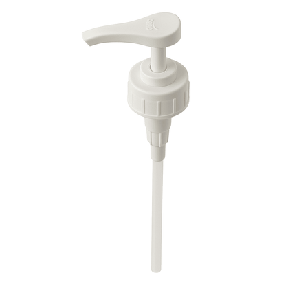 13" Amenities Pump – White Dispenser Pump for Hotel Shampoo, Lotion & Soap Bottles