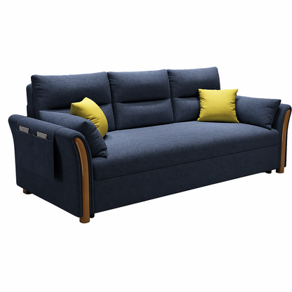 Pull out sofa bed, compact and functional, comfortable seating and sleeping solution for hospitality use