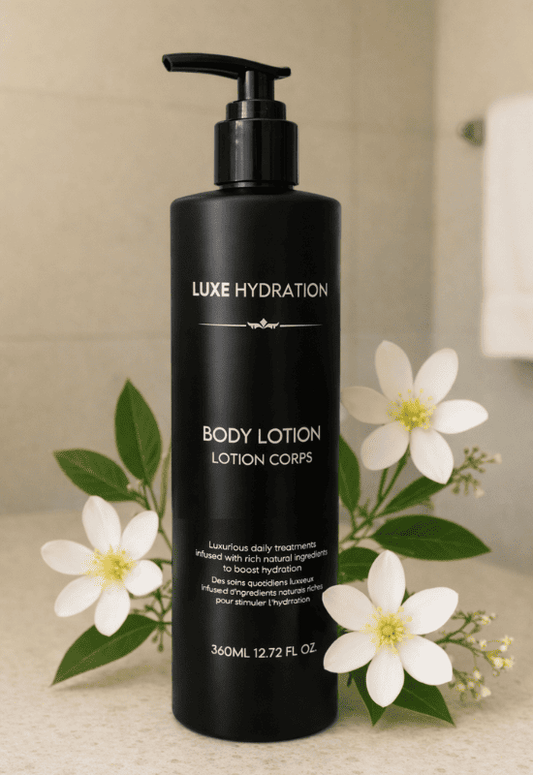 360ml Luxe Hydration shower gel for hotels and Airbnb. Bulk guest amenity with gentle cleansing and a premium feel