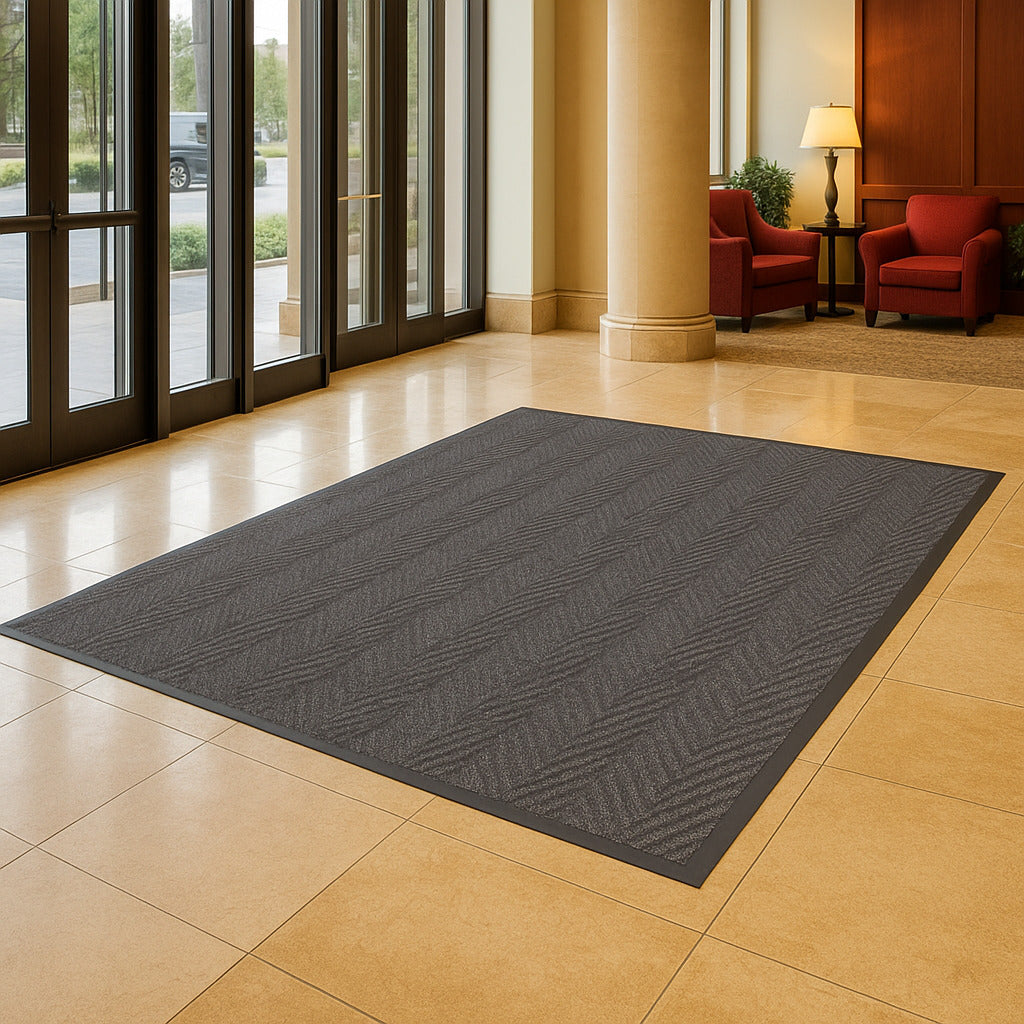 Living room floor mat, soft and decorative rug for adding comfort and style to interior spaces