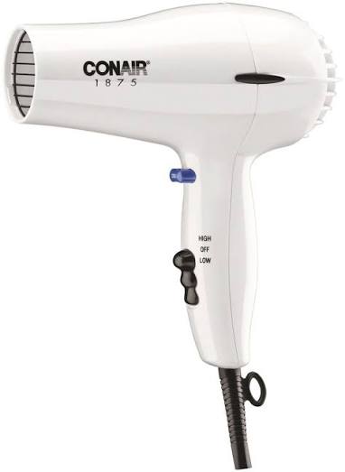 Hotel Hair Dryer Conair 1875 Watts