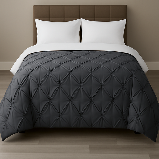 3Pc Pintuck Duvet Cover Set