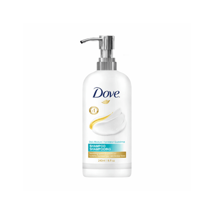Dove shampoo, gentle cleansing formula, ideal for hotels, guest bathrooms, and hospitality use