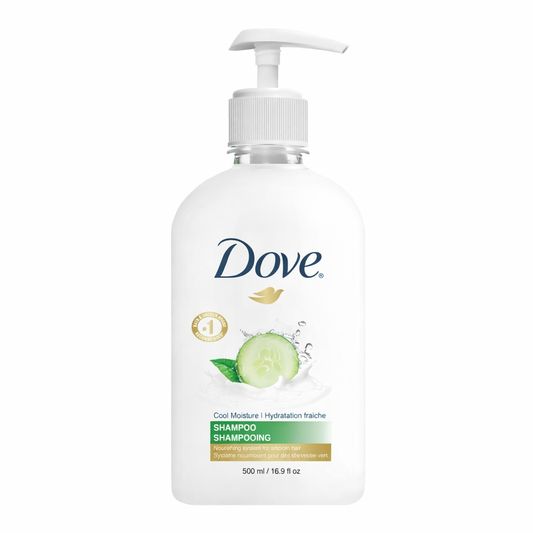 Dove cucumber shampoo bottle, perfect for Airbnb, resort and hospitality use.